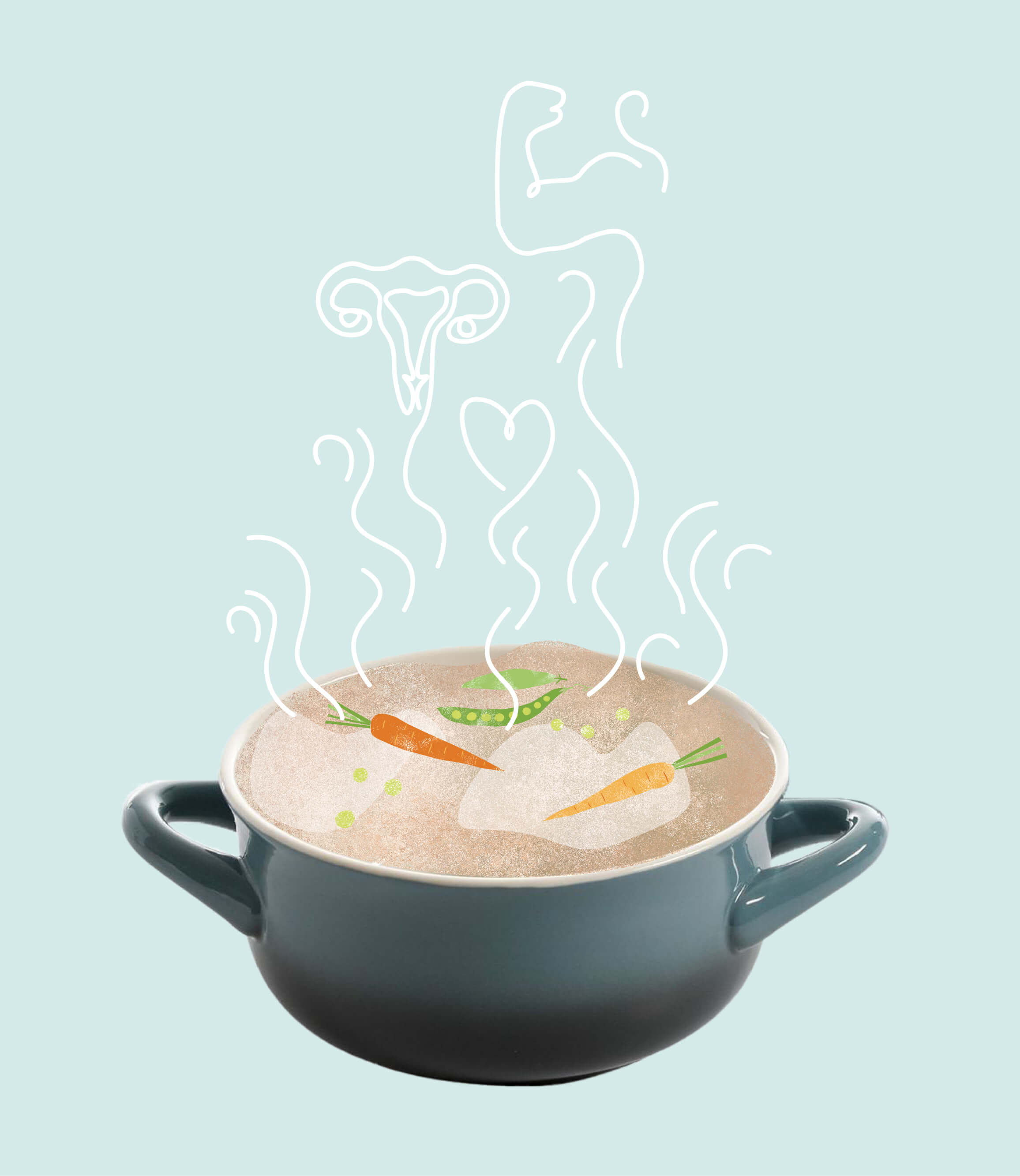 Ab in die Tasse: Wochenbettsuppe