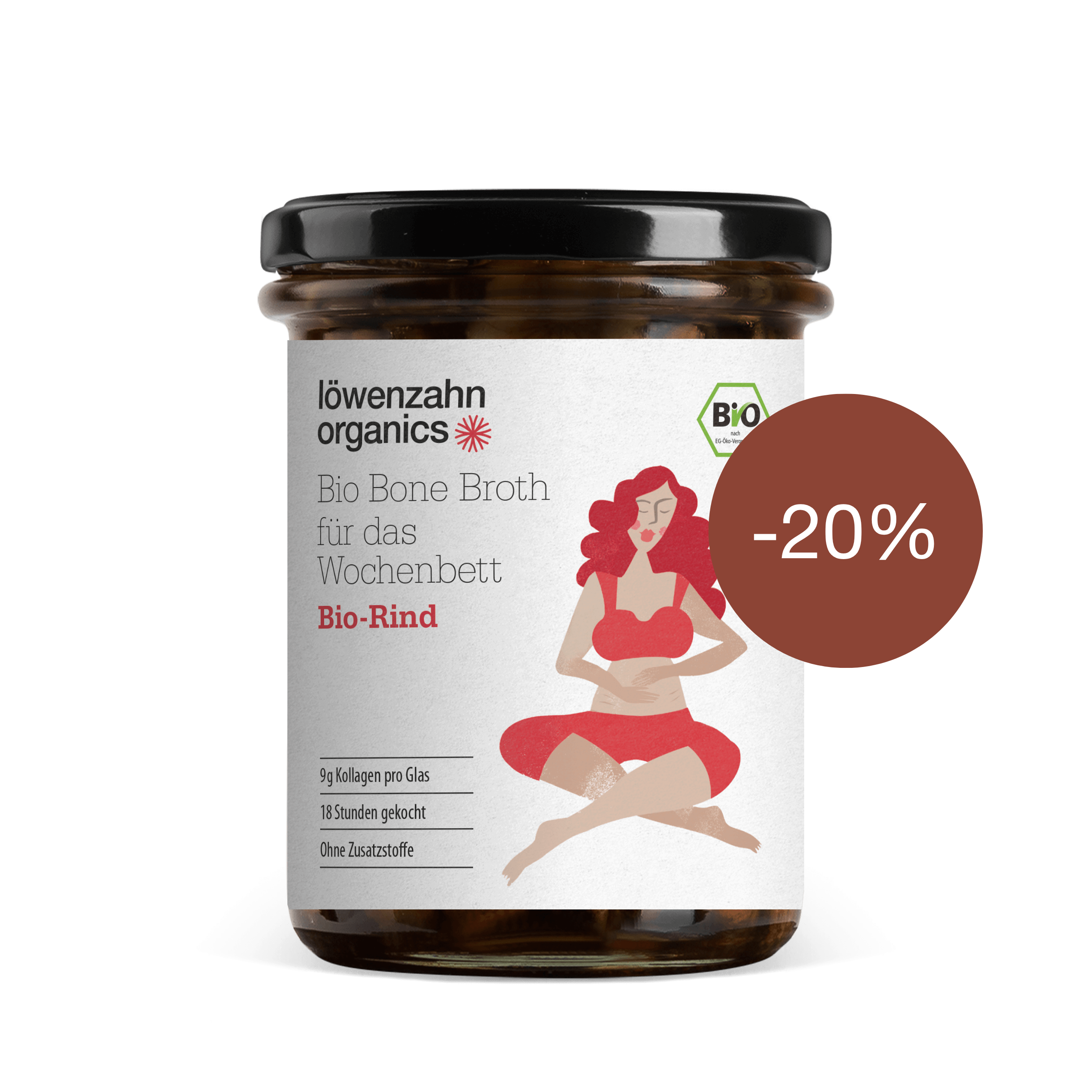Bio Bone Broth für das Wochenbett Bio Rind