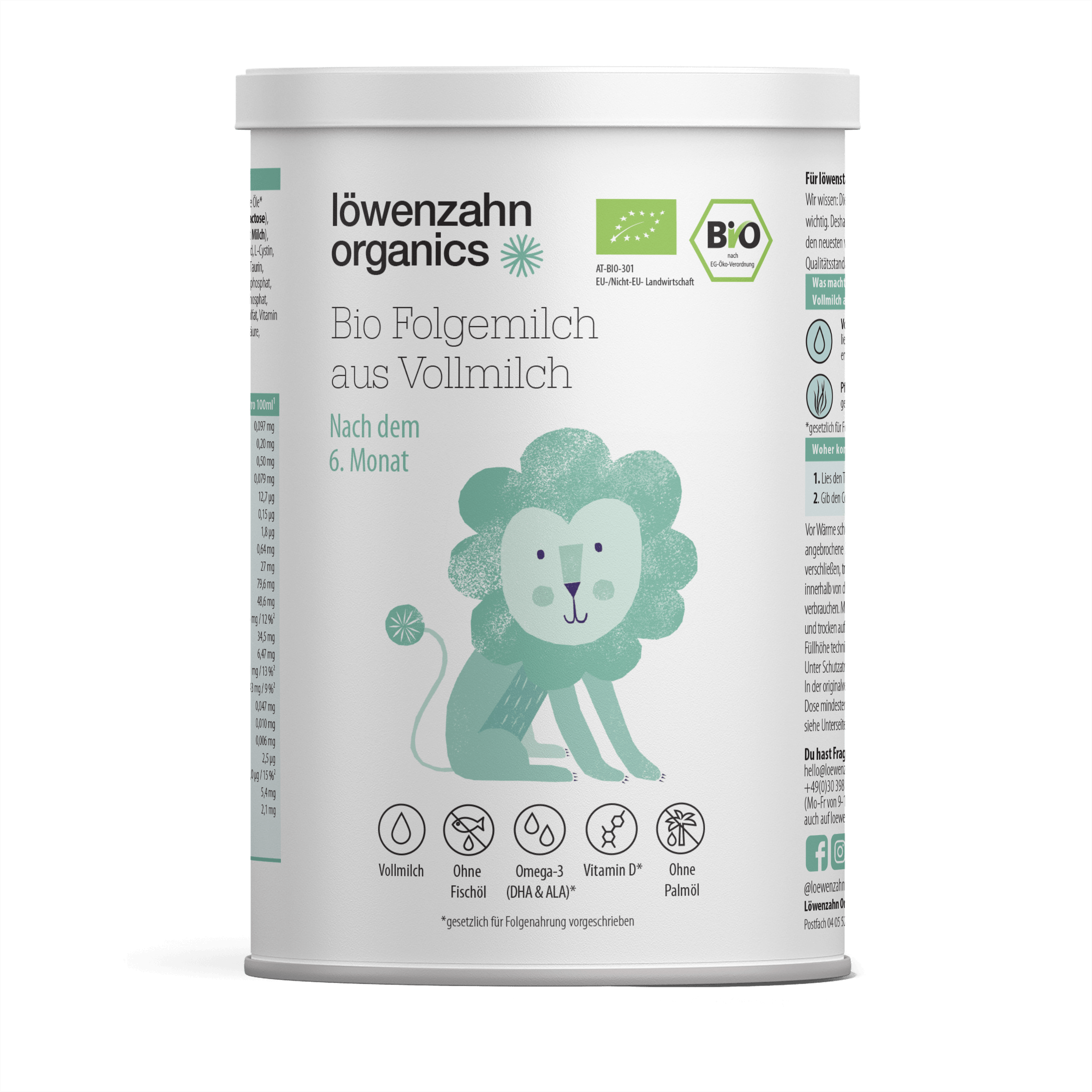 Bio Folgemilch aus Vollmilch