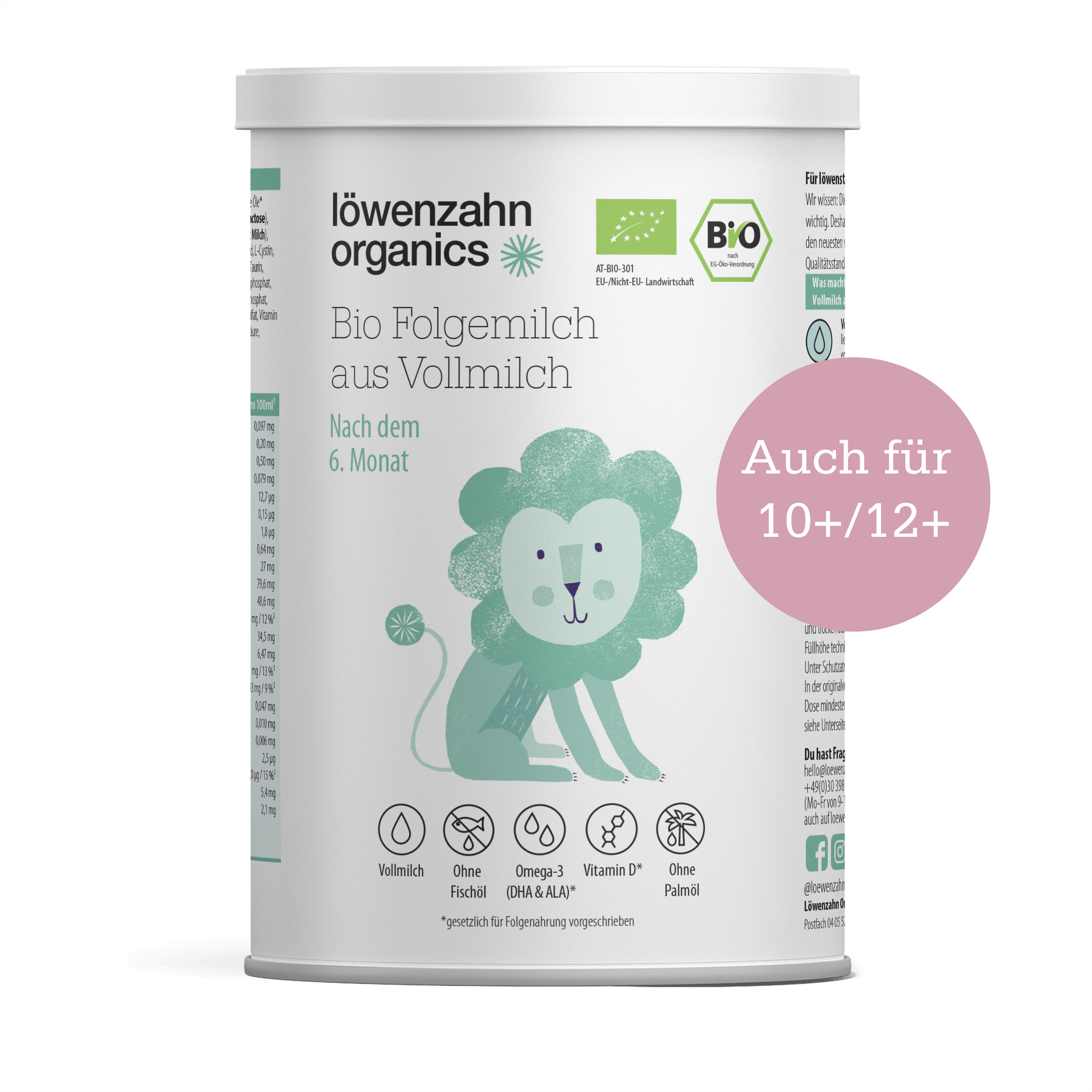 Bio Folgemilch aus Vollmilch