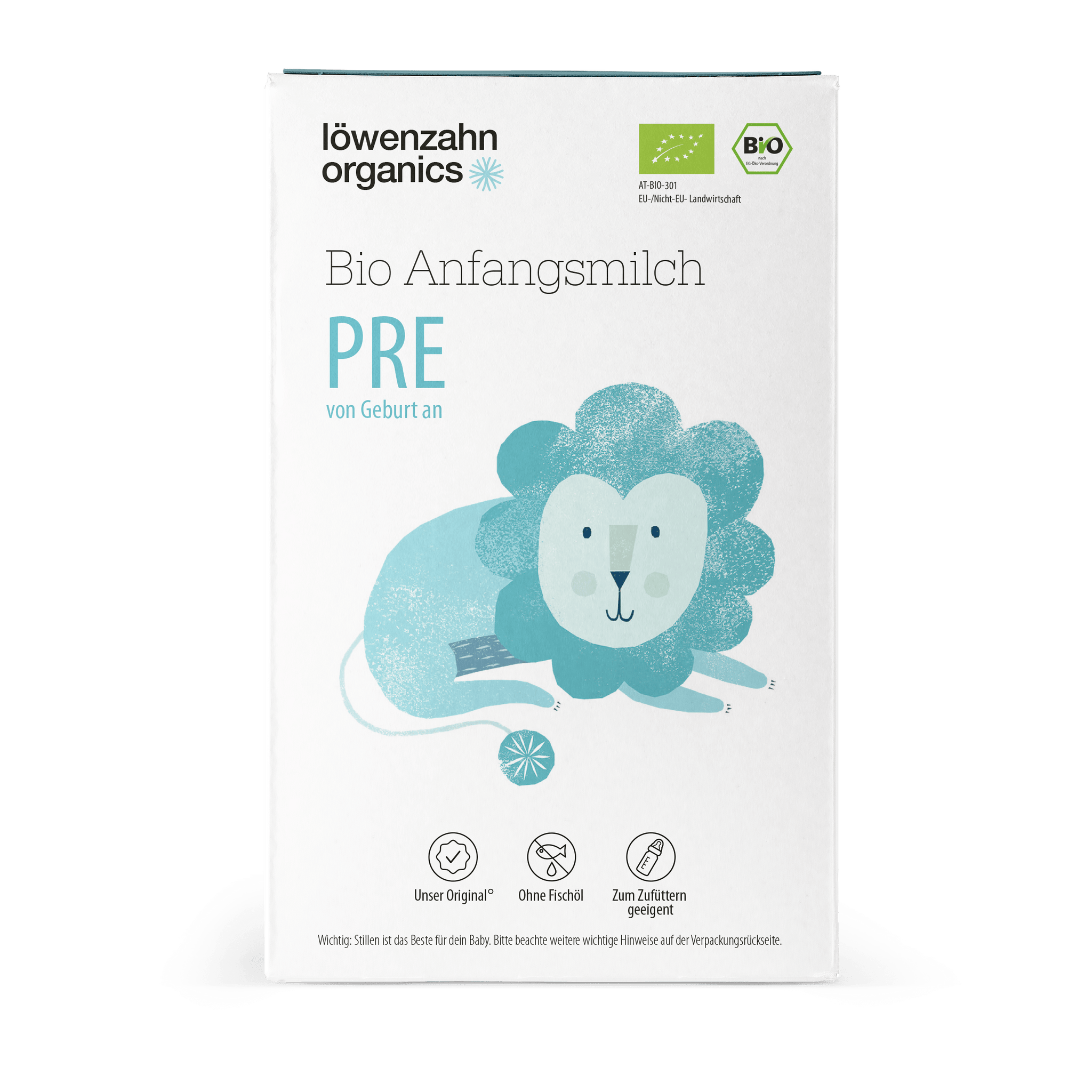 Organic first infant formula for newborns