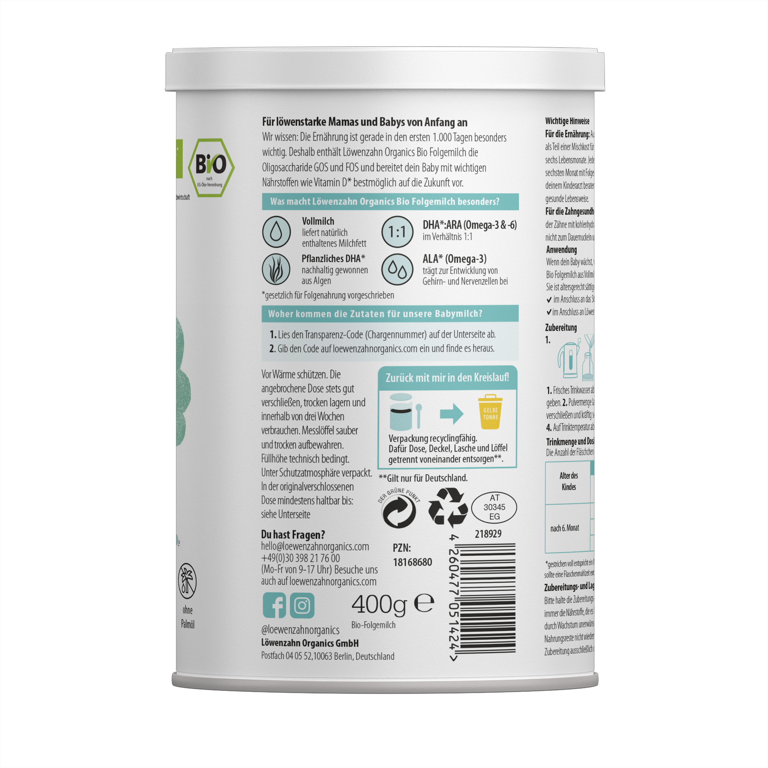 Folgemilch 2 Vollmilch Verpackung