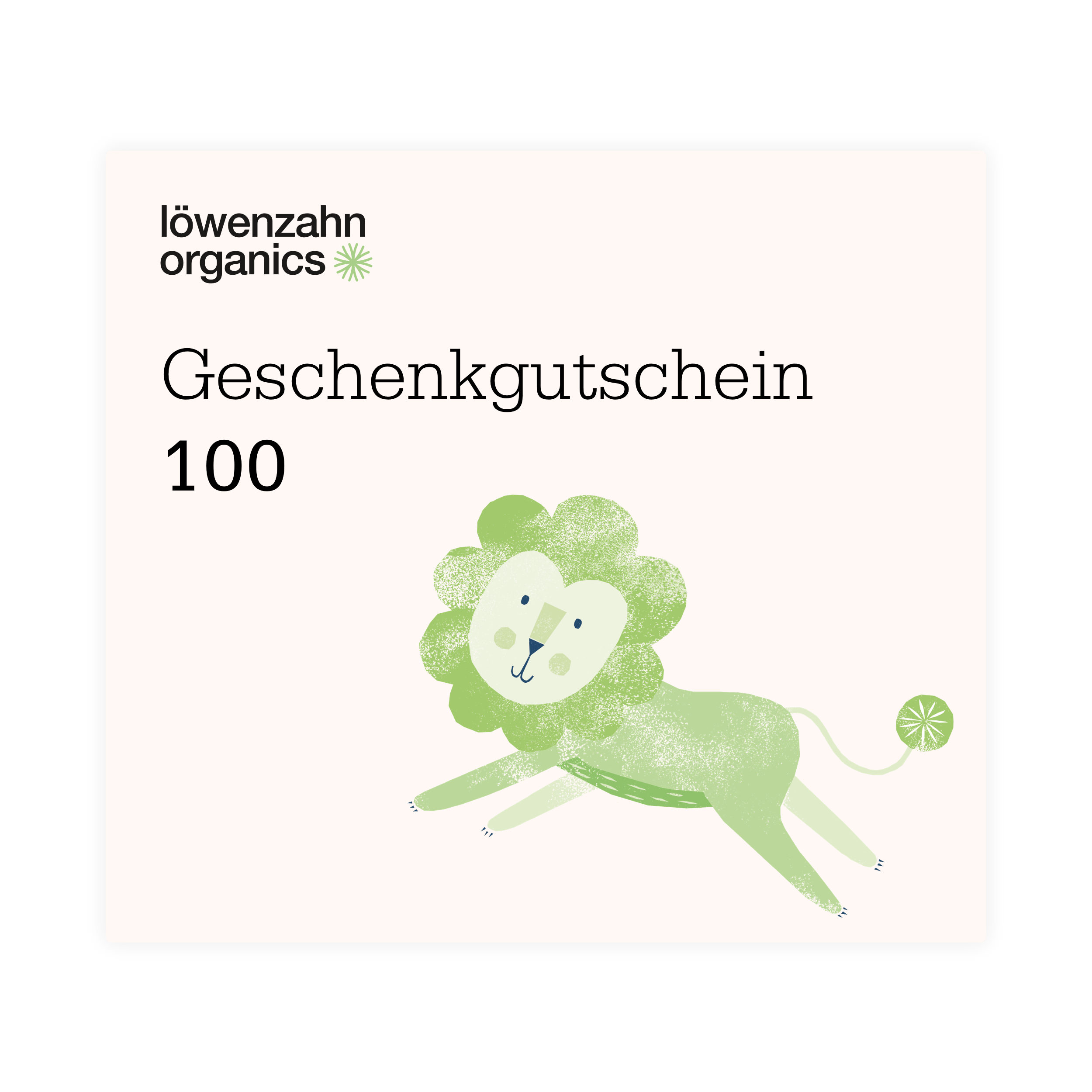 Gutschein Löwenzahn Organics