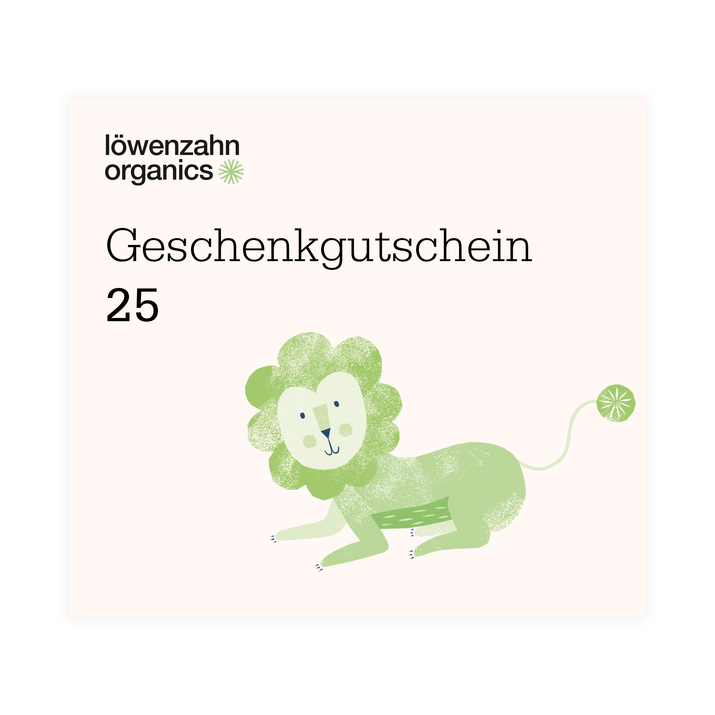 Gutschein Löwenzahn Organics