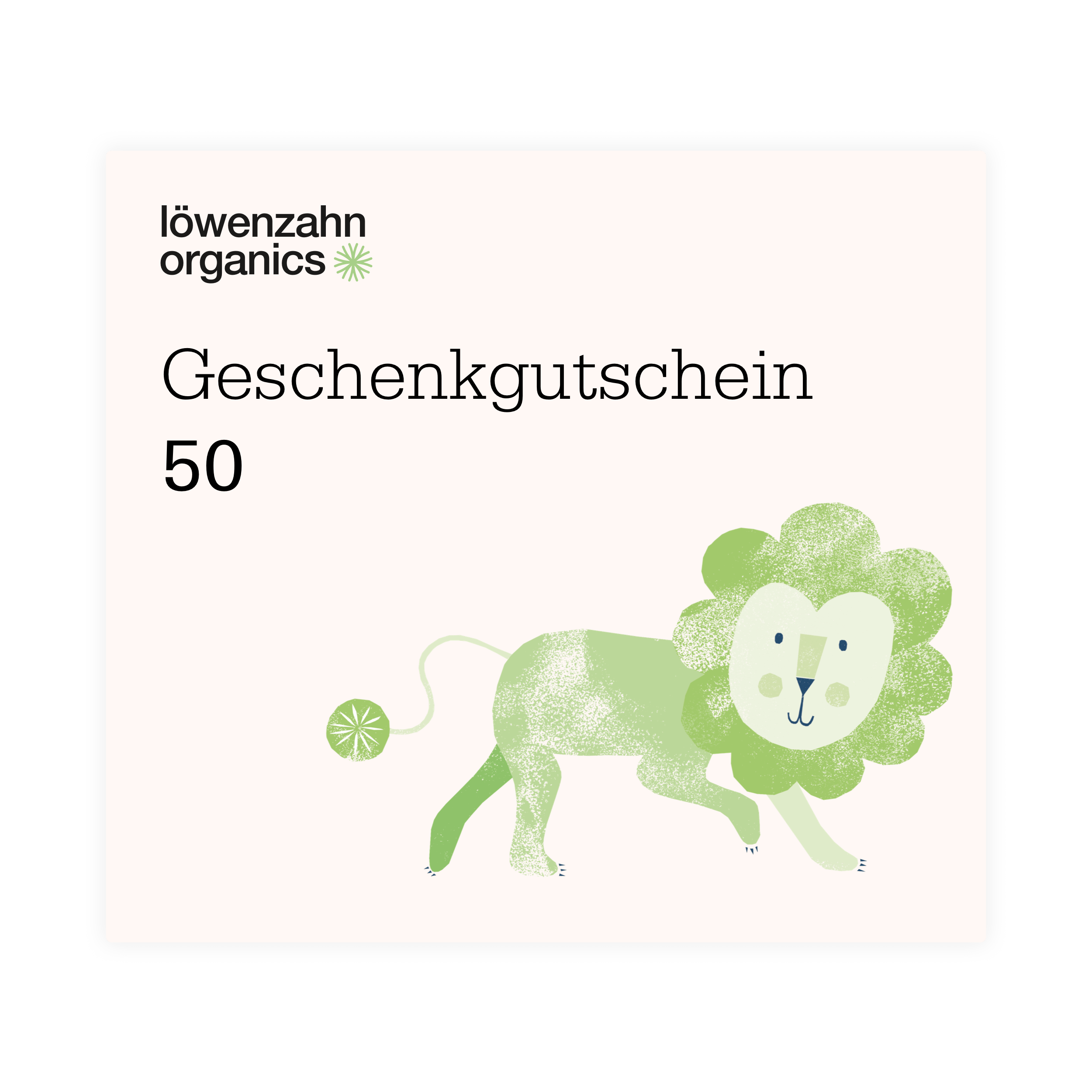 Gutschein Löwenzahn Organics
