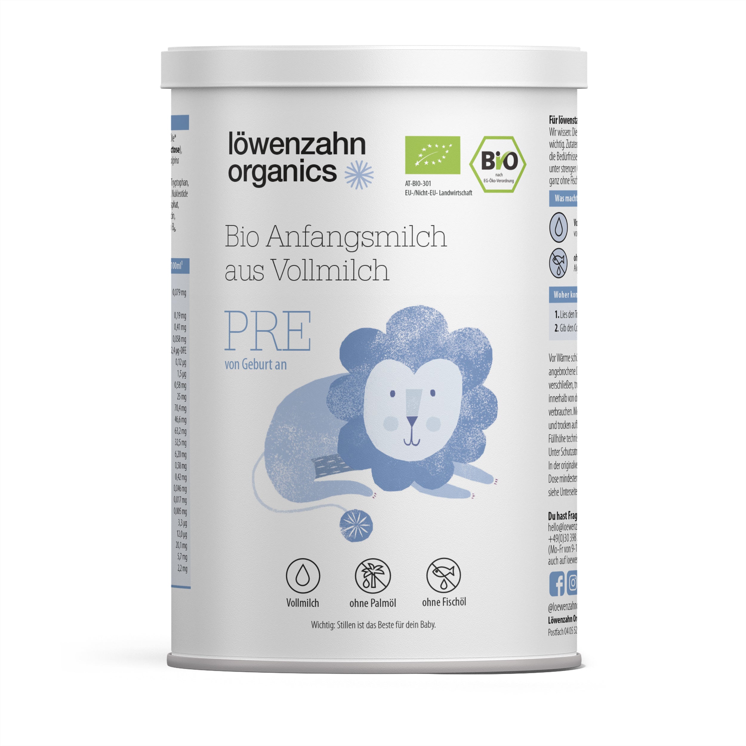 Bio Pre Nahrung Vollmilch